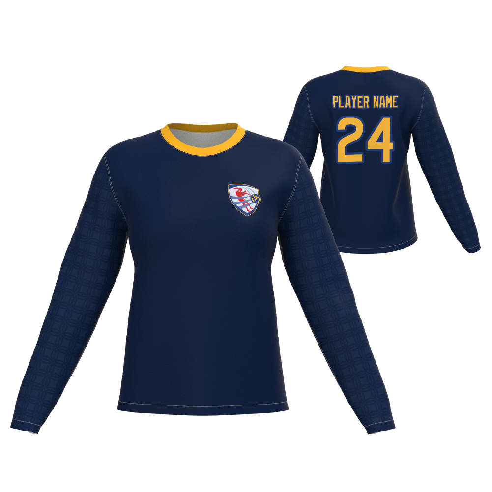 Long Sleeve Crew Neck Elite Jersey Fitted – 1303A | TheEdgeUSA